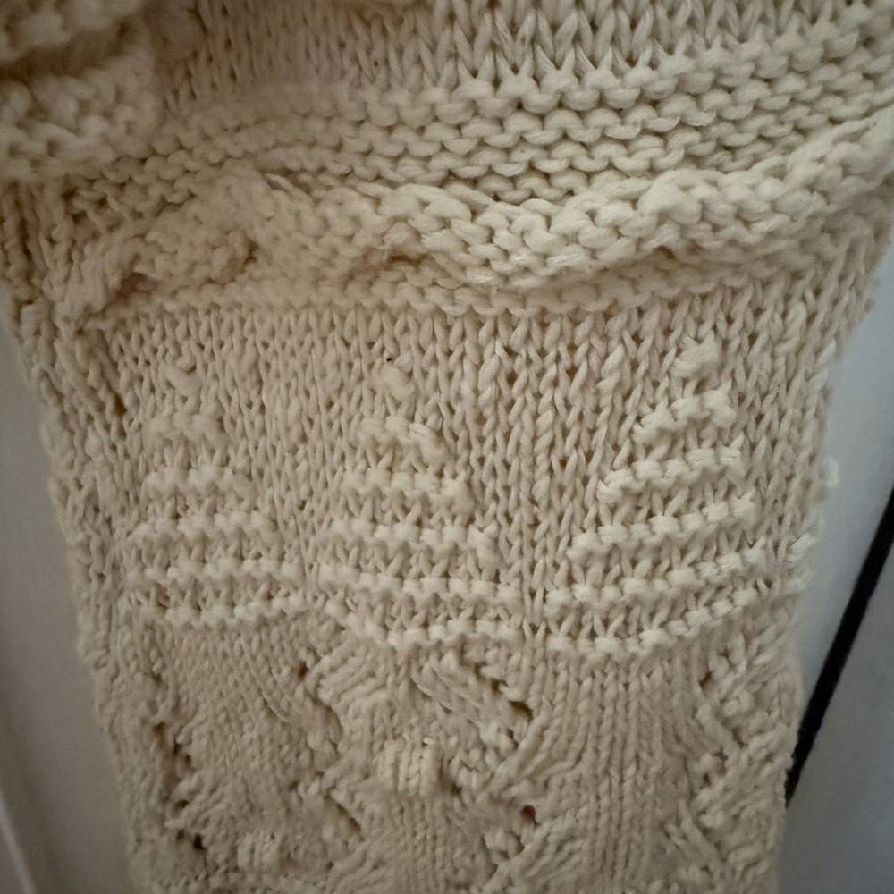 Zara Cream Crochet Women's Shrug - Picture 3 of 4